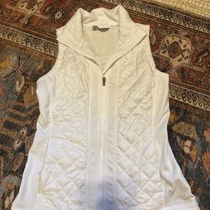 Athleta White Packable Vest